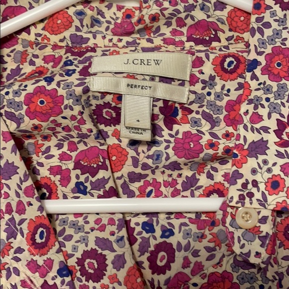 J. Crew blouse and ankle jeans - Picture 3 of 4